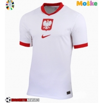 Moške Nogometnih dresov Poljska Domači EP 2024 Kratki rokavi